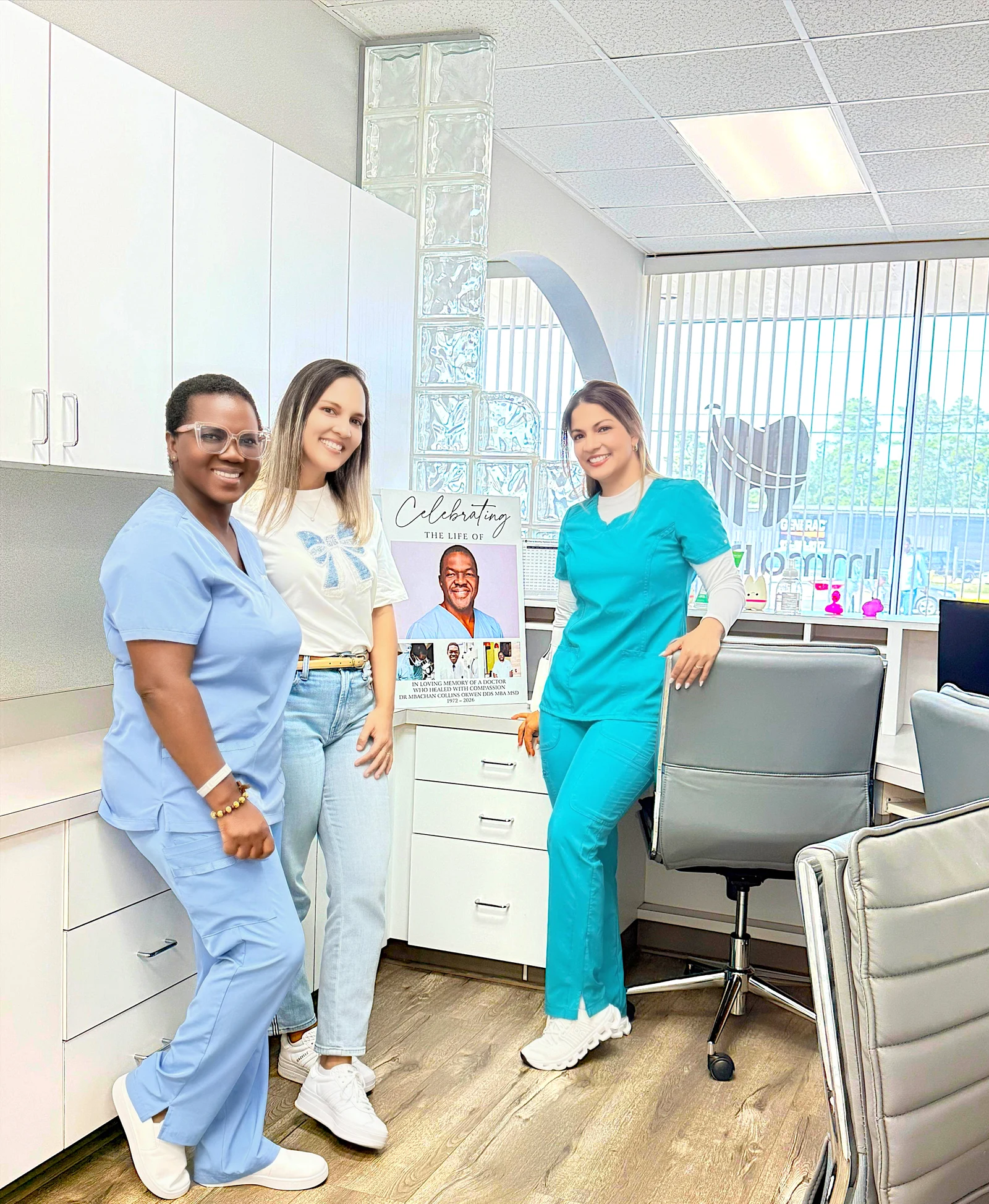 Three Imma Dental team members together at the practice